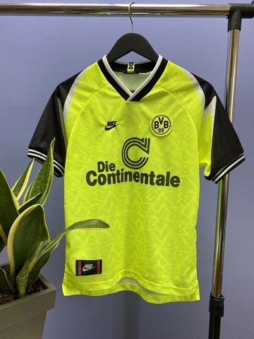 Vintage 1995 1996 Borussia Dortmund Home Soccer Jersey Green Football Shirt Cover