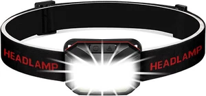 Winzwon Stirnlampe LED wiederaufladbar, wasserdicht, Geschenk, Joggen, Angeln - Bild 1 von 6