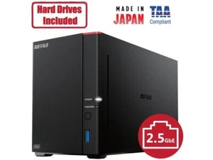 Disques durs Buffalo LinkStation 710D 8 To inclus cloud privé (1 x 8 To, 1 baie) - Photo 1/3