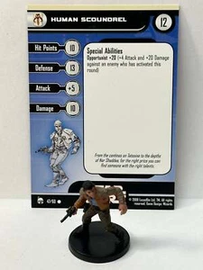 Star Wars Legacy of the Force 47/60 Human Scoundrel (C) Miniature - Picture 1 of 1