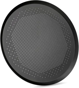 16-Inch Perforated Pizza Pan, Heavy Duty Aluminum Baking Tray - Picture 1 of 12