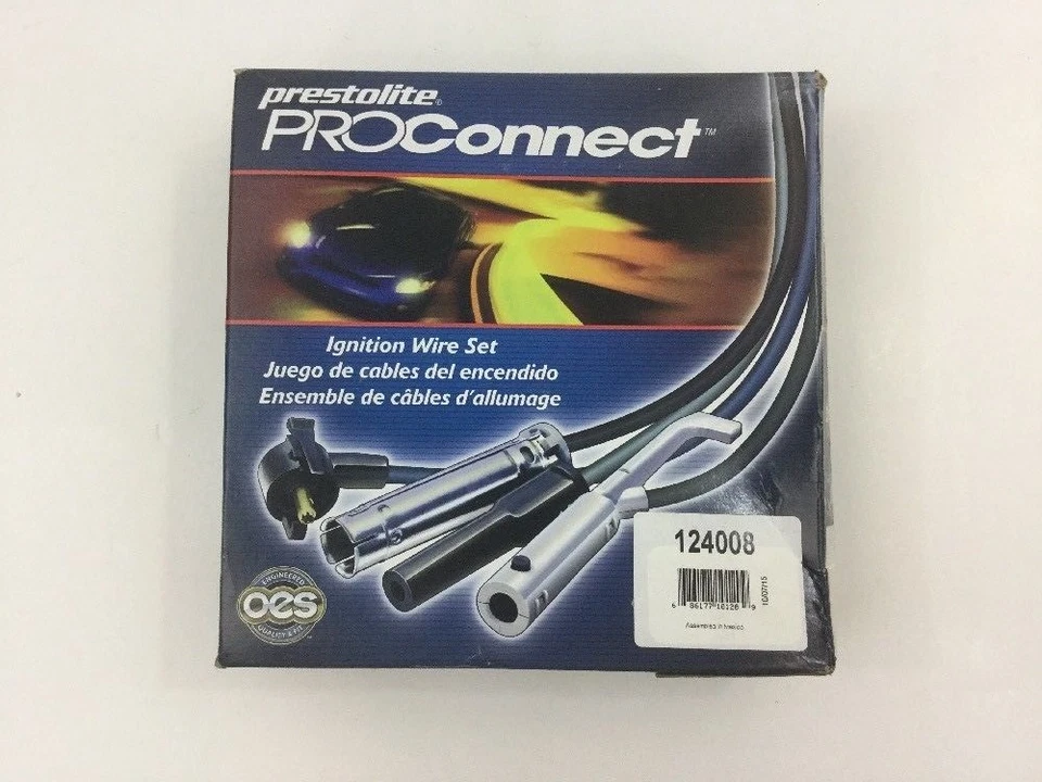 Prestolite ProConnect Spark Plug Wire Set Ford Mercury 1991-1996  124008 NEW - Image 1 of 2