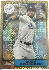 2022 Topps Silver Pack Mojo Refractor #T87C-6 Cody Bellinger Chicago Cubs