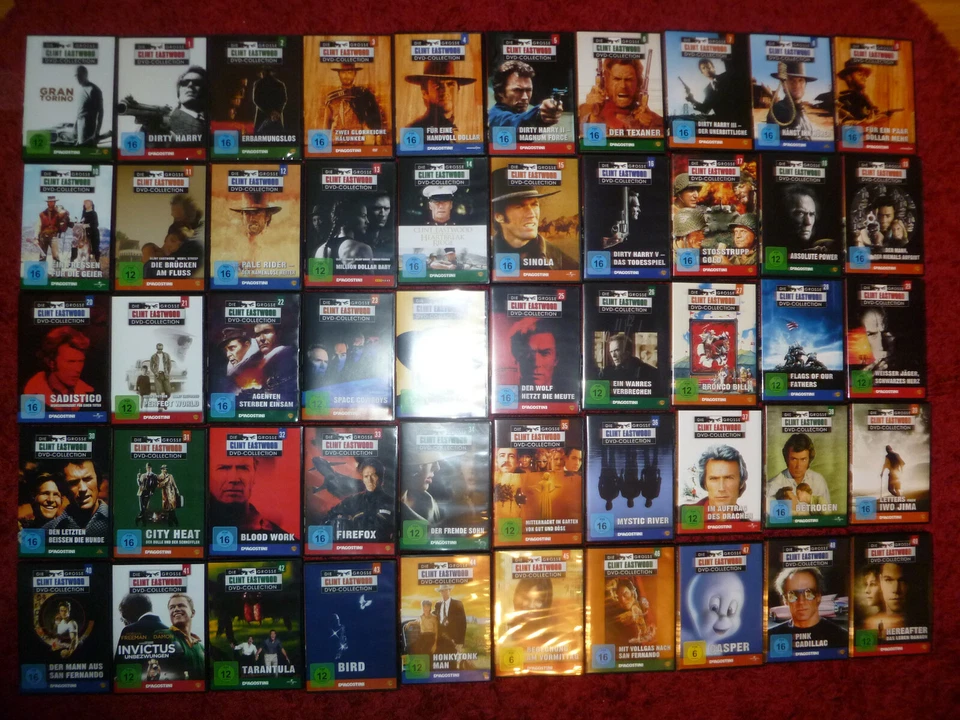 Auswahl   -  Filmklassiker  -   Clint Eastwood     -  de Agostini    -  DVD - Bild 1 von 1