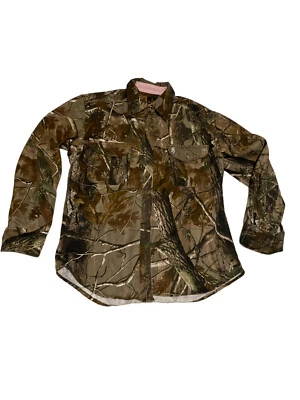 Browning for Her Womens M Button up Mossy Oak Breakup Camo Hunting Longsleeve - Image 1 of 4