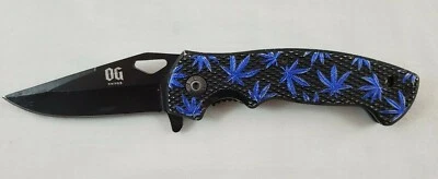 OG Knives - WarTech USA 1065 Surgical Stainless Steel Knife with Pocket Clip - Image 1 of 4