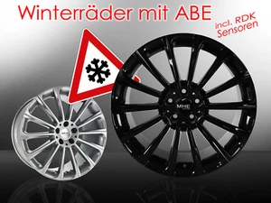 18 Zoll Winterräder Felgensatz Mercedes E Klasse R1EC R1ES Hankook 245/45 R18  - Picture 1 of 3