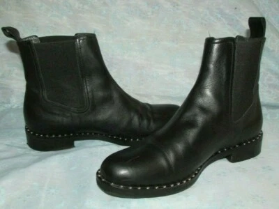  Botines de cuero negro IRIS & INK para mujer talla 37 EUR Foto 1 de 4