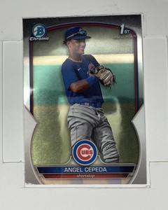 2023 Bowman Chrome Prospects #BCP-205 Angel Cepeda    Chicago Cubs 1st