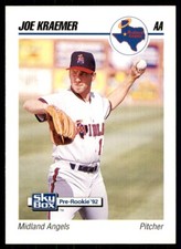 1992 SkyBox Team Sets AA Joe Kraemer Midland Angels #463