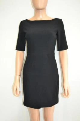 Vestido The Row Negro Algodón/Nylon/Elástico Manga Corta Talla 2 Foto 1 de 4