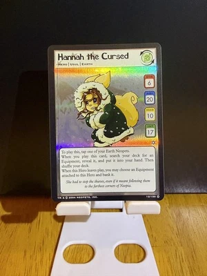 Neopets TCG 2004 Hannah the Cursed Hannah and the Ice Caves 12/150  - Image 1 of 3