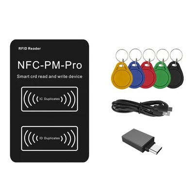 RFID  Chip Reader PM PRO Decoder+5XUID Keychain NFC Key Copier 13.56Mhz1309 - Image 1 of 4