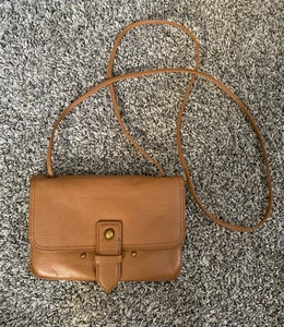 Lucky Brand Liza Convertible Crossbody Wallet Brown Tan Leather Purse Bag - Bild 1 von 8