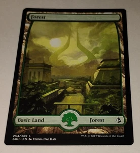 Forest 254/269, Amonkhet, Full Art Land, Magic The Gathering, MTG RPG  - Picture 1 of 2