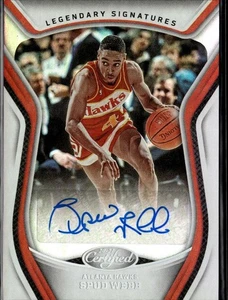2020-21 Panini Certified #LS-SPW Spud Webb Legendary Signatures - Picture 1 of 2