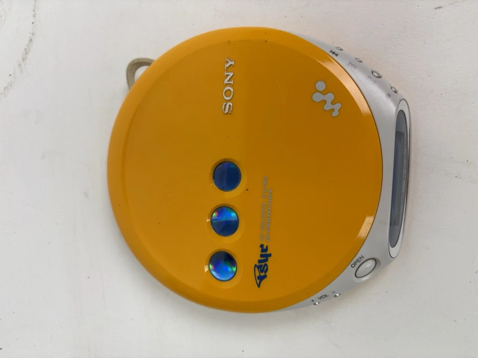 Sony D-EJ360 Amarillo CD Walkman PSYC G-Protección Reproductor Portátil PIEZAS Reparación Foto 1 de 4
