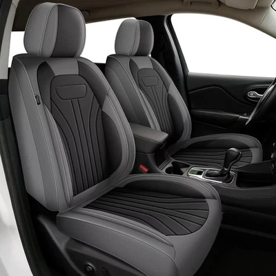 For Nissan Rogue 2009-2026 Car Faux Leather Cushion Seat Covers (2/5 Seats) Foto 1 de 2