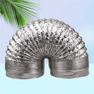 1.5m Aluminum Foil Duct Hose Intake Ventilation Fan Exhaust Vent Hose for V - Imagen 1 de 8