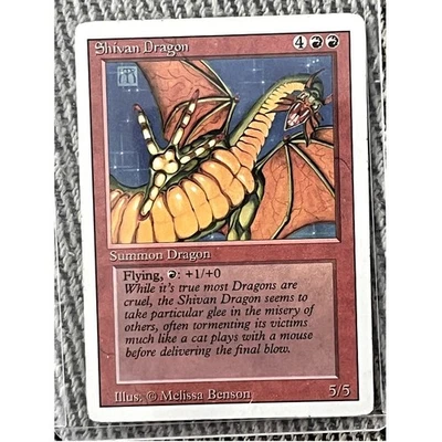 Shivan Dragon – 1994 Revised Edition – Magic: The Gathering - Image 1 of 3