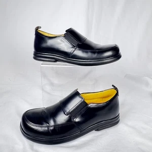 Footprints by Birkenstock Black Leather Slip On Loafers Comfort Shoes Size 39 - Picture 1 of 6