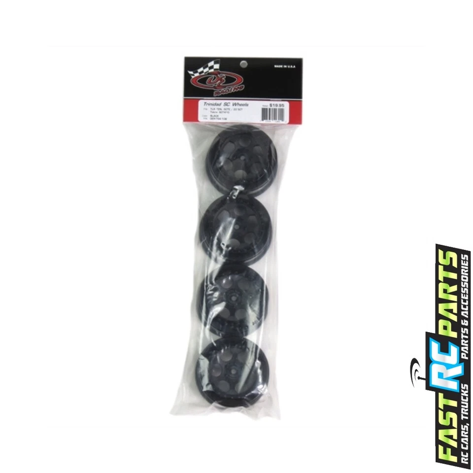 Trinidad SC Wheels for TEN-SCTE - 22SCT Tekno SCT410Black (4) DER-TS4-10B - Image 1 of 1