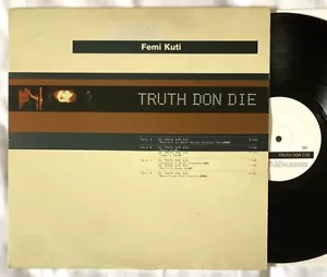 Femi Kuti Truth Don Die Vinyl 12" 2Single France 1999 Sound Of Barclay 547 293-1 - Picture 1 of 4