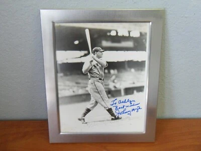 JOHNNY MIZE Signed 8x10 Photo-HALL OF FAME-NEW YORK YANKEES - Image 1 of 4