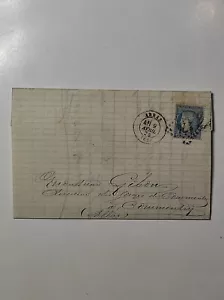 Lettre France 9 avril 1871 Timbre 20 c Cérès 1870 - Foto 1 di 7