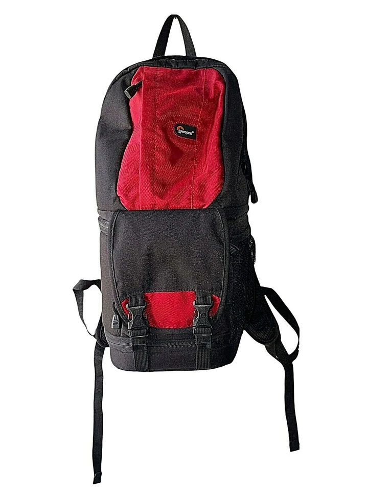 Lowepro Fastpack 100 Black and Red Camera Backpack Bag - Image 1 of 4