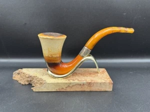 Estate Pipe: Meerschaum Calabash Silver Collar - 1933. In Original Case - Picture 1 of 15