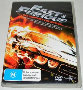 Fast & Furious Collection : 1, 2, 3, 4, 5 ---- (Dvd 5 Disc Set) - Picture 1 of 3