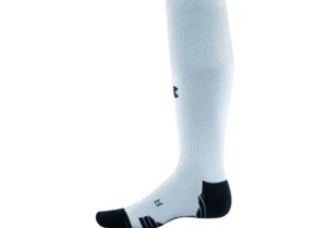 Under Amour Socks 1 PAIR UA Basketball SOCCER YOUTH OVER THE CALF SIZE 13.5K-4.5 - Picture 1 of 45