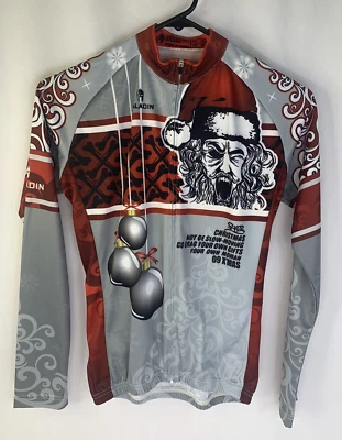 Paladin Cycling Jersey Christmas Theme Unisex Size XS - Image 1 of 4