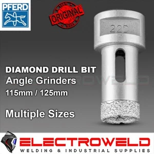 60mm 65mm PFERD Diamond Core Drill Bit DCD Tile M14, 115 125mm 5" Angle Grinder - Picture 1 of 39