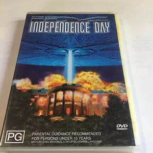 Independence Day (DVD, 1996) Will Smith Sci-Fi R4 FRE POSt - Picture 1 of 3
