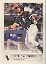 2022 TOPPS #186 JAKE BURGER *ROOKIE CARD* MIAMI MARLINS