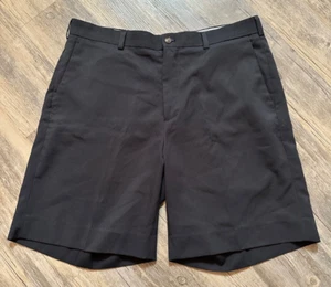Pantalones cortos de golf Ping Chapman Performance negros elásticos delanteros lisos para hombre talla 36” - Imagen 1 de 8