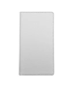 ETUI FOLIO A RABAT SONY XPERIA E3 BLANC ECO-CUIR (PU) - Photo 1 sur 1