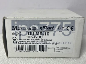 1PCS New EATON DILM9-10 XTCE009B10TD 24VDC Contactor 4kW/400V DC Operated - Picture 1 of 7