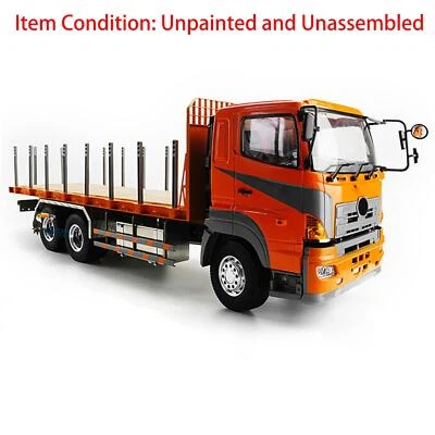 LESU 1:14 RC 6*4 Flatbed Lorry Trailer Tractor Truck Vehicle 700 Model 540 Motor - Image 1 of 4