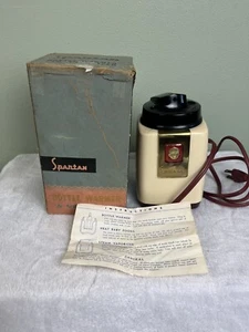 Vintage SPARTAN BOTTLE WARMER & VAPORIZER in Box with Instructions MCM Display - Picture 1 of 13
