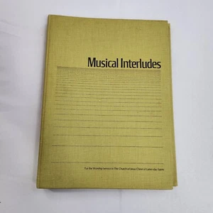1974 Musical Interludes Spiral Bound Mormon LDS HYMNS Worship Services - Picture 1 of 11