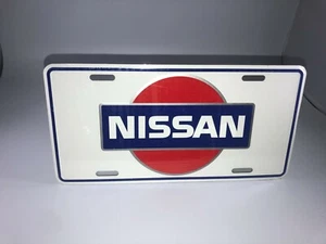 Fits Nissan Embossed Auto License Plate Standard Size: 11.75" wide x 6" - Picture 1 of 4