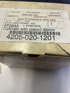 Stihl OEM TS510 Kolben Kolben & Zylinder Kit 52mm TS 510 4205-020-1201 - Bild 1 von 8