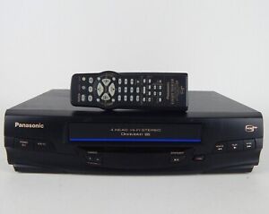 Panasonic PV-V4520 Omnivision 4 Head Hi-Fi Stereo VCR VHS Recorder w/ Remote