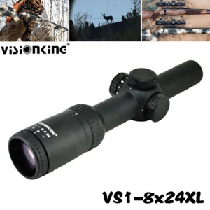 Visionking 1-8x24 Rifle Scope Military Tactical Hunting Shooting Sight 30 MM - Picture 1 of 7