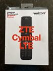 Téléphone à rabat prépayé ZTE Cymbal LTE Verizon - boîte ouverte neuf