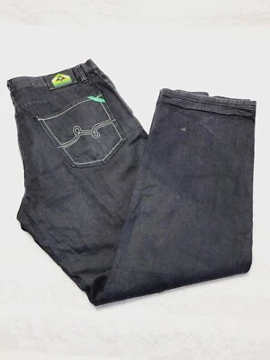 Pantalones de mezclilla LRG vintage para hombre 40x33 gris holgados pierna ancha hip hop grunge patinador cibernético Y2K Foto 1 de 4