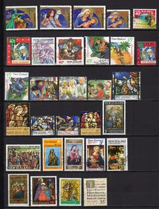 Nouvelle-Zélande années 1960-2000 Christmas - Noël 30 timbres oblitérés /TE3559 - Imagen 1 de 1